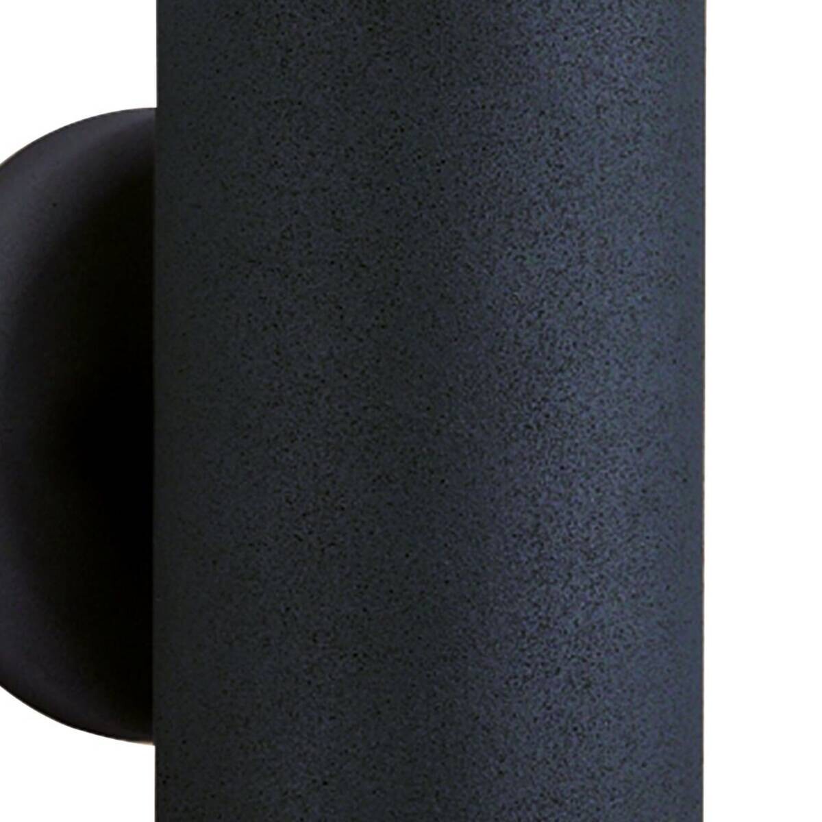 Wandaußenleuchte klar schwarz B/H/T: ca. 7,5x16,5x9 cm