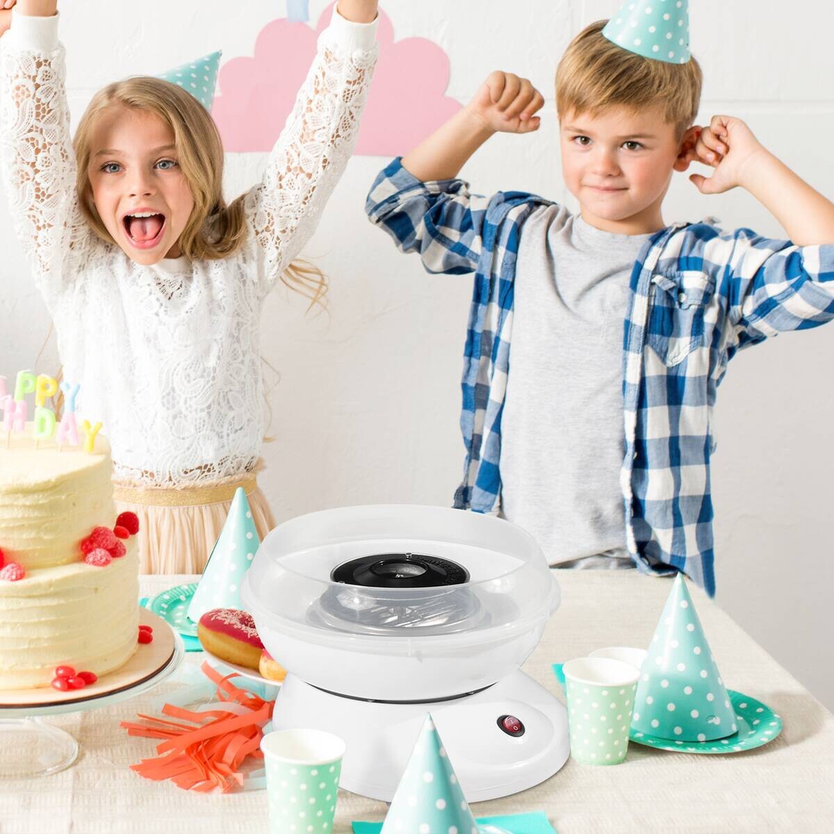 HOMCOM Küchengerät weiß Edelstahl Polypropylen B/H/L: ca. 26x27x18 cm