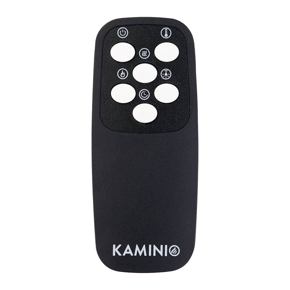 KAMINIO Elektrischer-Kamin LEA schwarz Metall B/H/T: ca. 91,9x43x20 cm ca. 1800 W