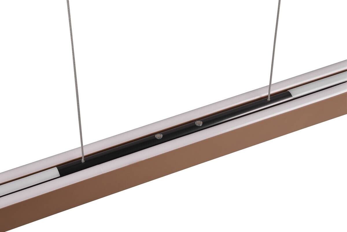Reality LED-Pendelleuchte kaffee Metall