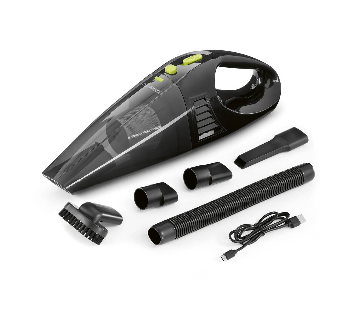 CLEANmaxx Handstaubsauger 19509 schwarz Kunststoff B/H/L: ca. 13,6x15,5x41 cm