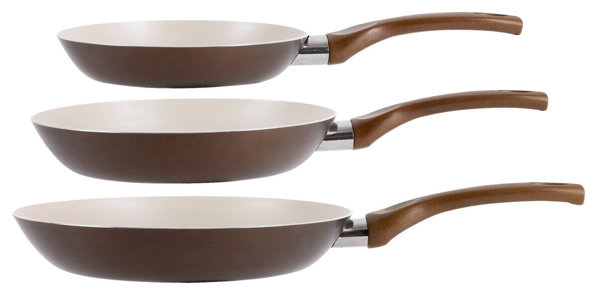 BERGNER Pfannen-Set ISLAND SOUL weiß Aluminium 3 tlg.