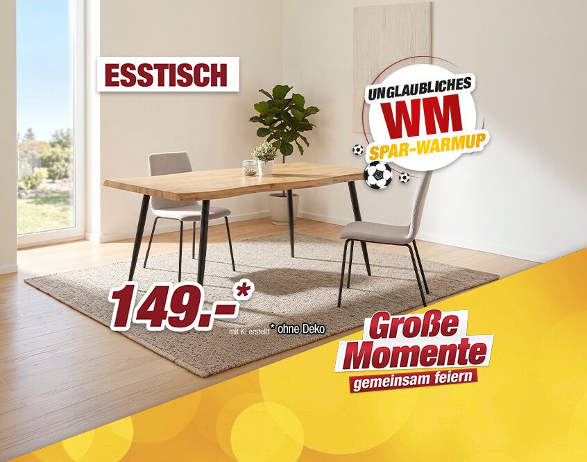 Unsere Werbe Highlights - Esstisch GABI I T