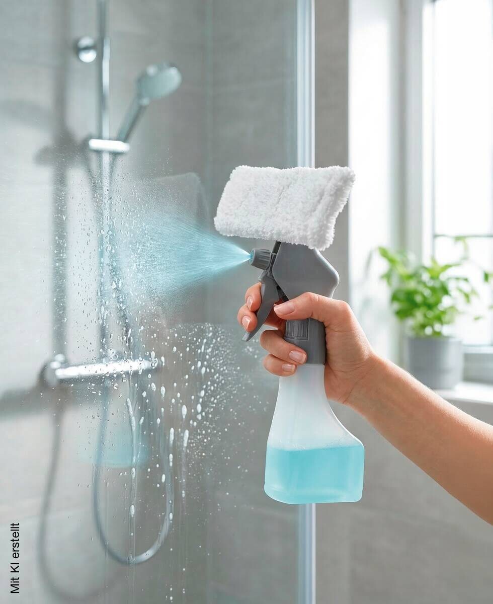 CLEANmaxx Akku-Fensterreiniger weiß Kunststoff B/H/L: ca. 28x14x34 cm