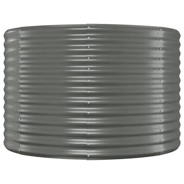Hochbeet grau Stahl B/H/L: ca. 100x68x249 cm