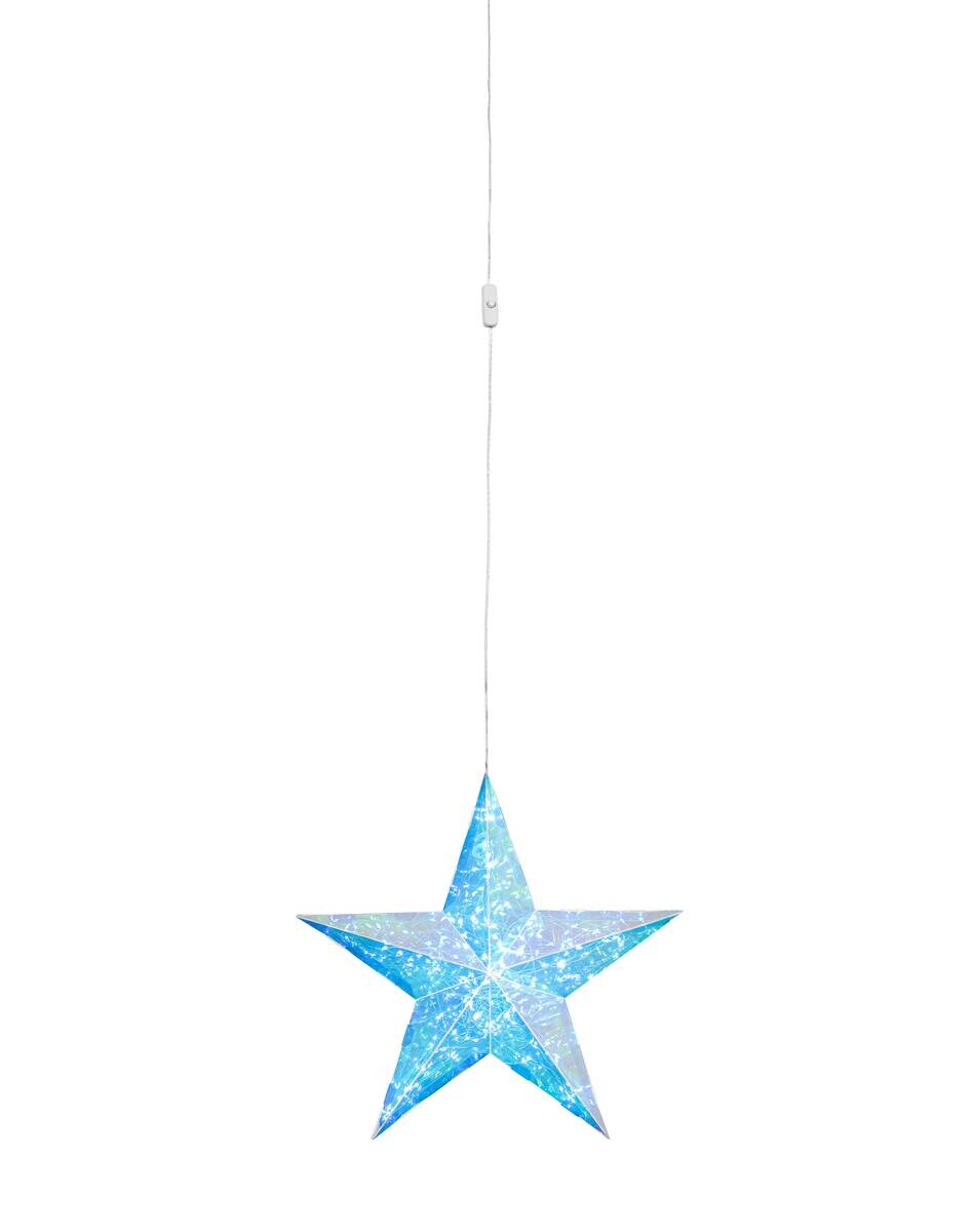 Nolo Dekoleuchte Star transparent B/H/L: ca. 30x10x30 cm