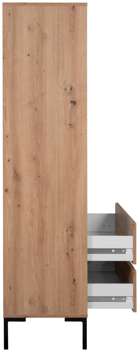 Regal Korsika Eiche Artisan Nachbildung B/H/T: ca. 78x165x40 cm