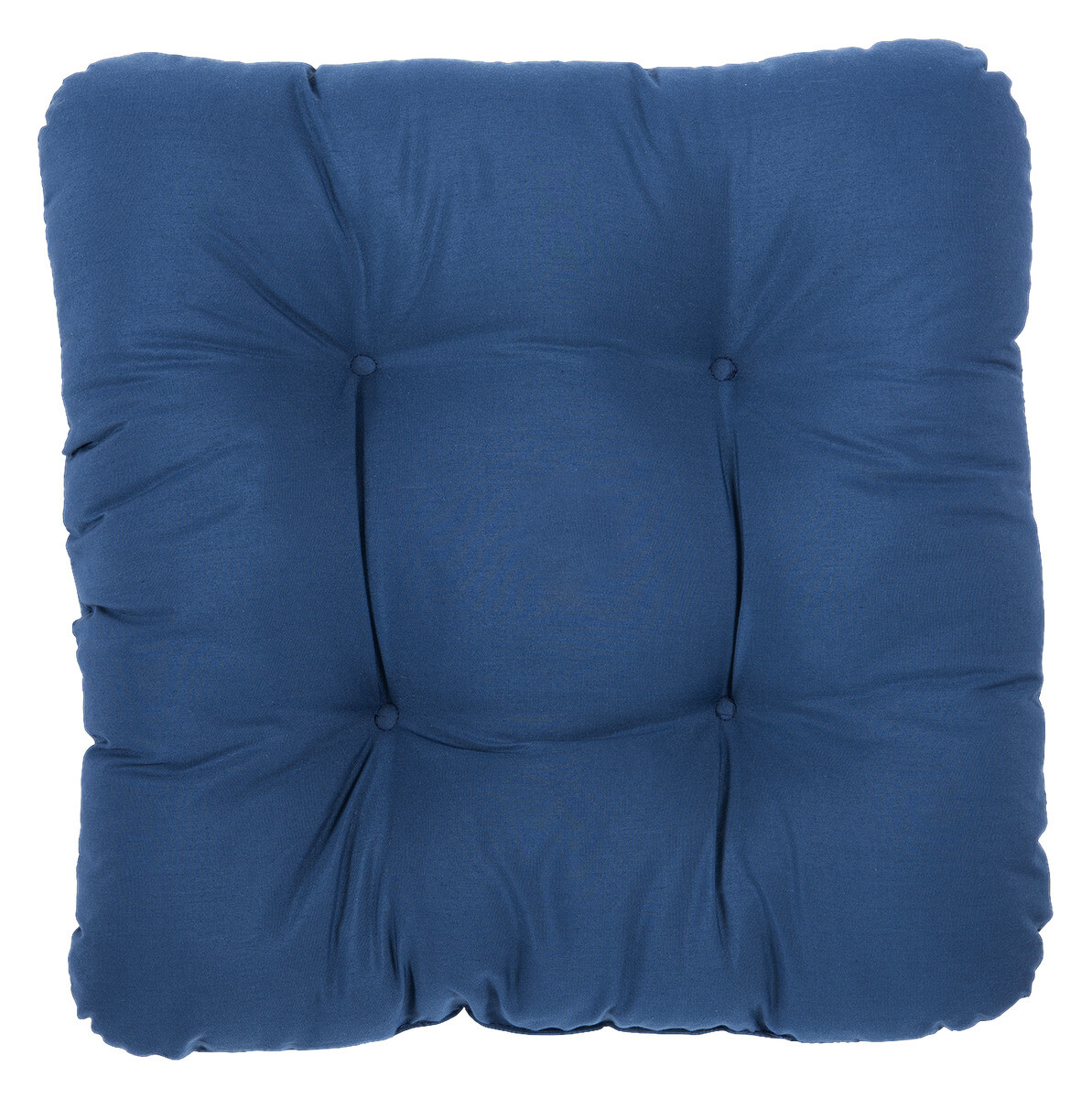 POCOline Sitzkissen blau Polyester B/H/L: ca. 38x6x38 cm