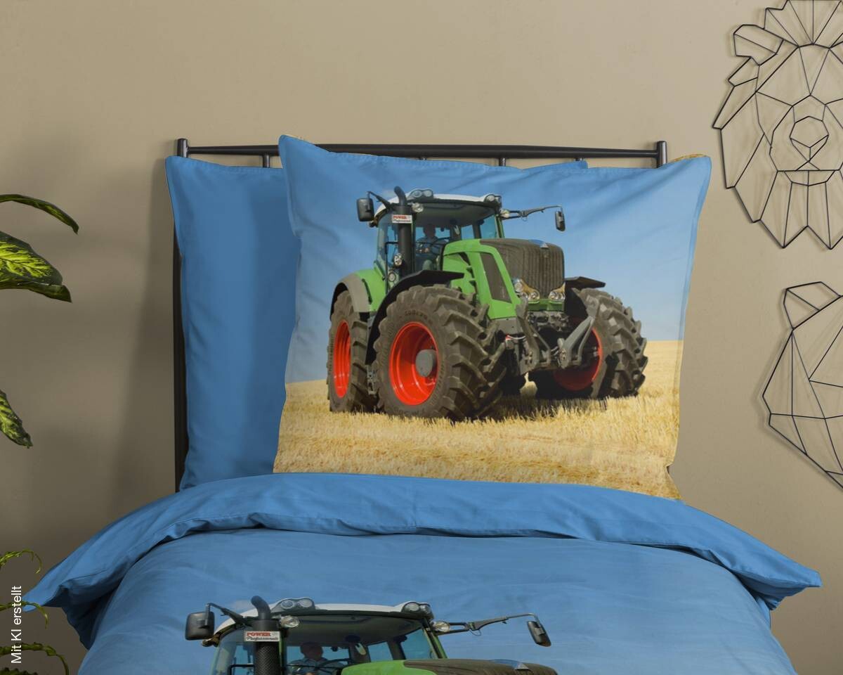 Baumwoll Bettwäsche Tractor Renforce