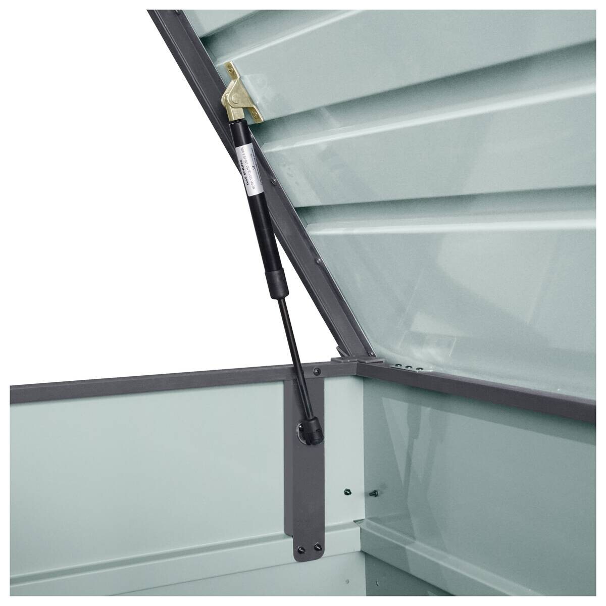 AXI Outdoor Living Gartenbox Miles anthrazit Metall B/H/L: ca. 70x62x165 cm