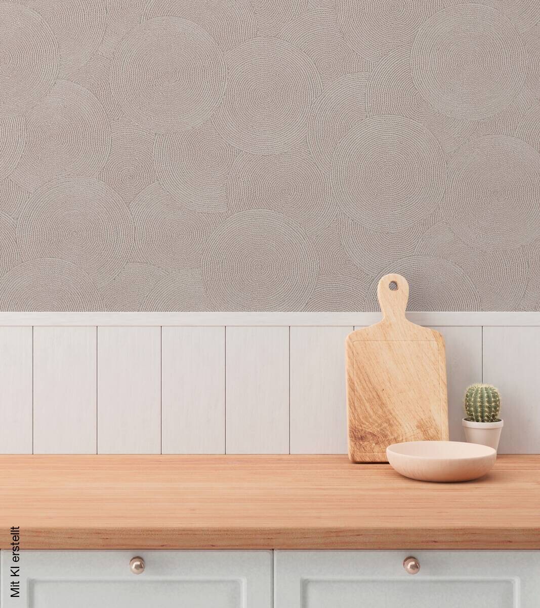 A.S.Creation Vliestapete beige grau B/H/D: ca. 53x1005x8,8 cm