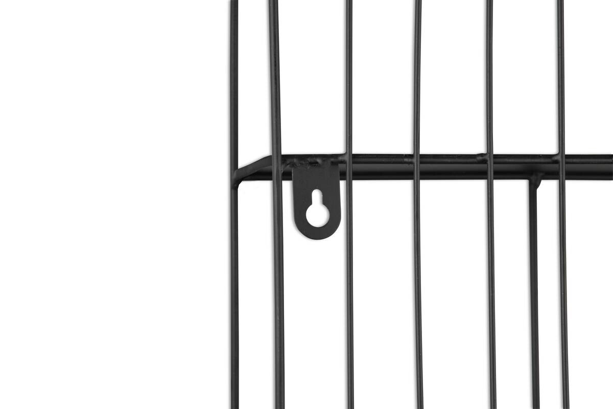 Wandregal Ivy schwarz B/H/T: ca. 55x54x11 cm