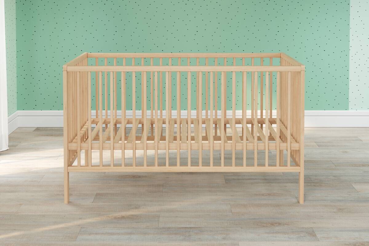 Babybett buche B/H/T: ca. 144x84x78 cm Liegefläche B/L: ca. 70x140 cm