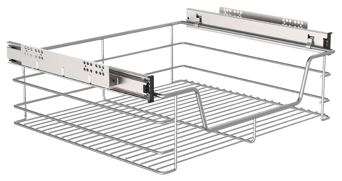 Eyckhaus Teleskopschublade Chrom Chrom