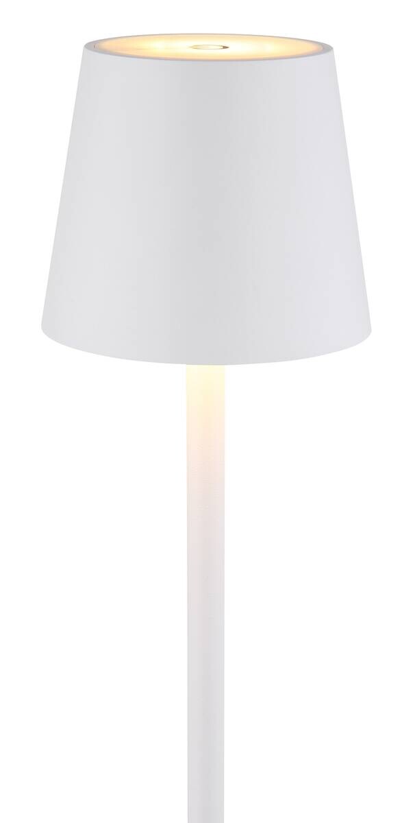 GLOBO LED-Stehlampe weiß Kunststoff Metall H/T: ca. 120x16 cm 1 Brennstellen