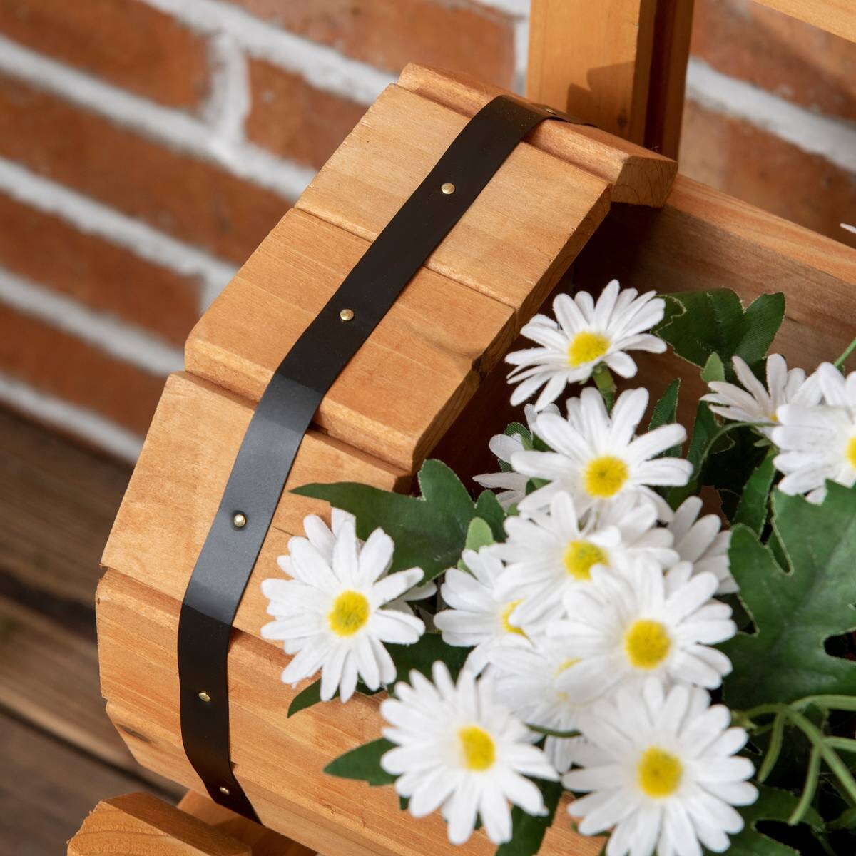 Outsunny Blumenkasten mit Rankgitter