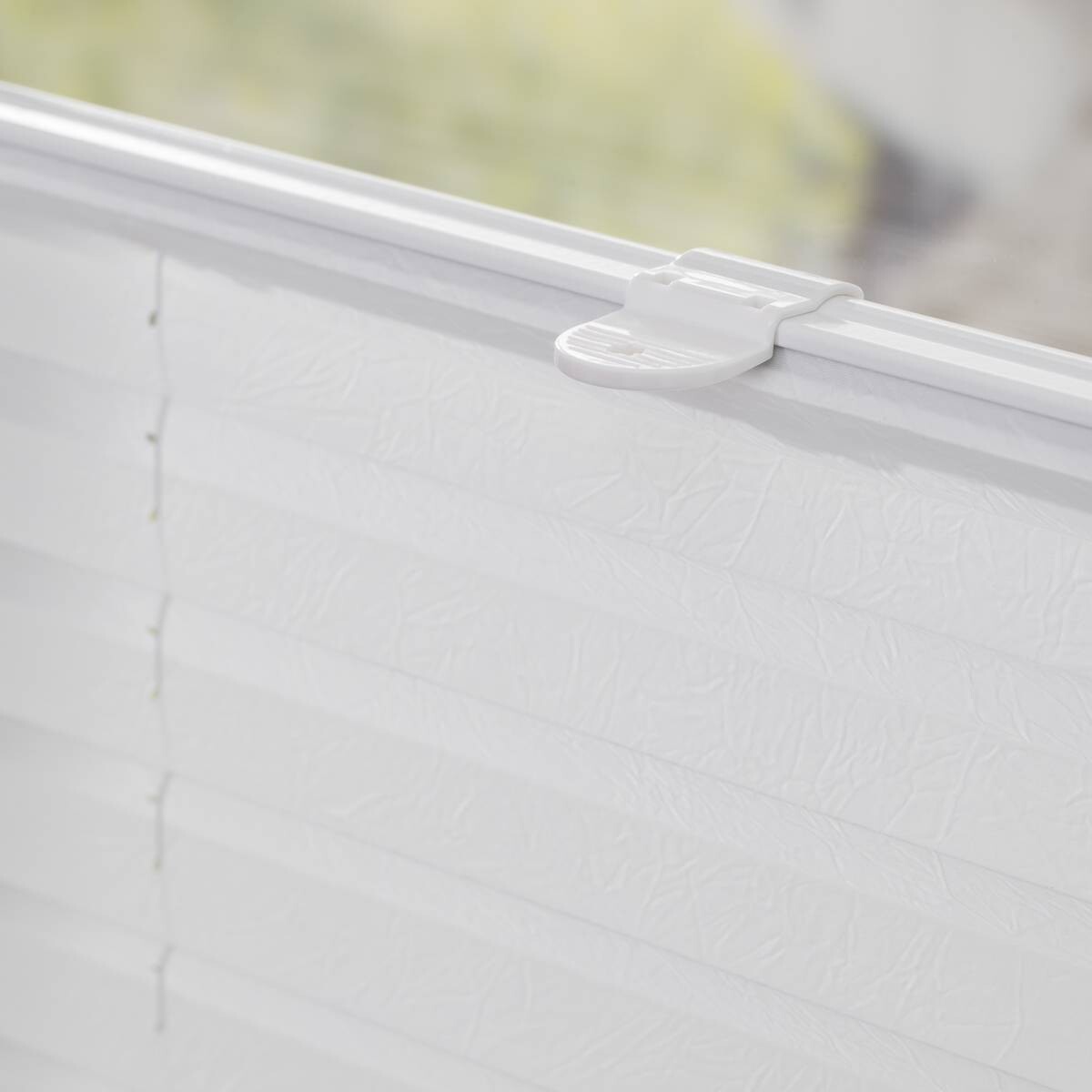 LICHTBLICK Spannplissee weiß B/L: ca. 70x130 cm