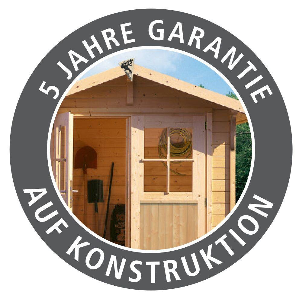 Karibu Gartenhaus Felipo 2 Terragrau B/H/T: ca. 302x217x211 cm
