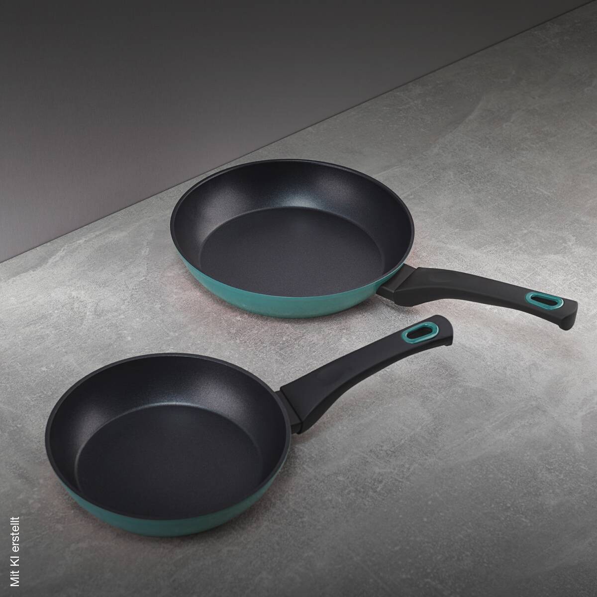 BERGNER Pfannenset Classique grün Aluminium 2 tlg.