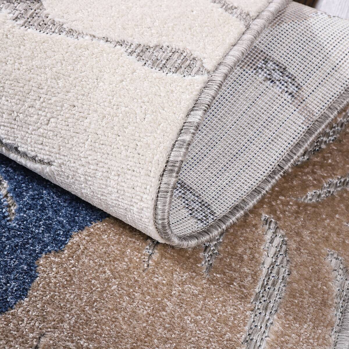Sanat Outdoorteppich FLORAL beige B/L: ca. 80x200 cm