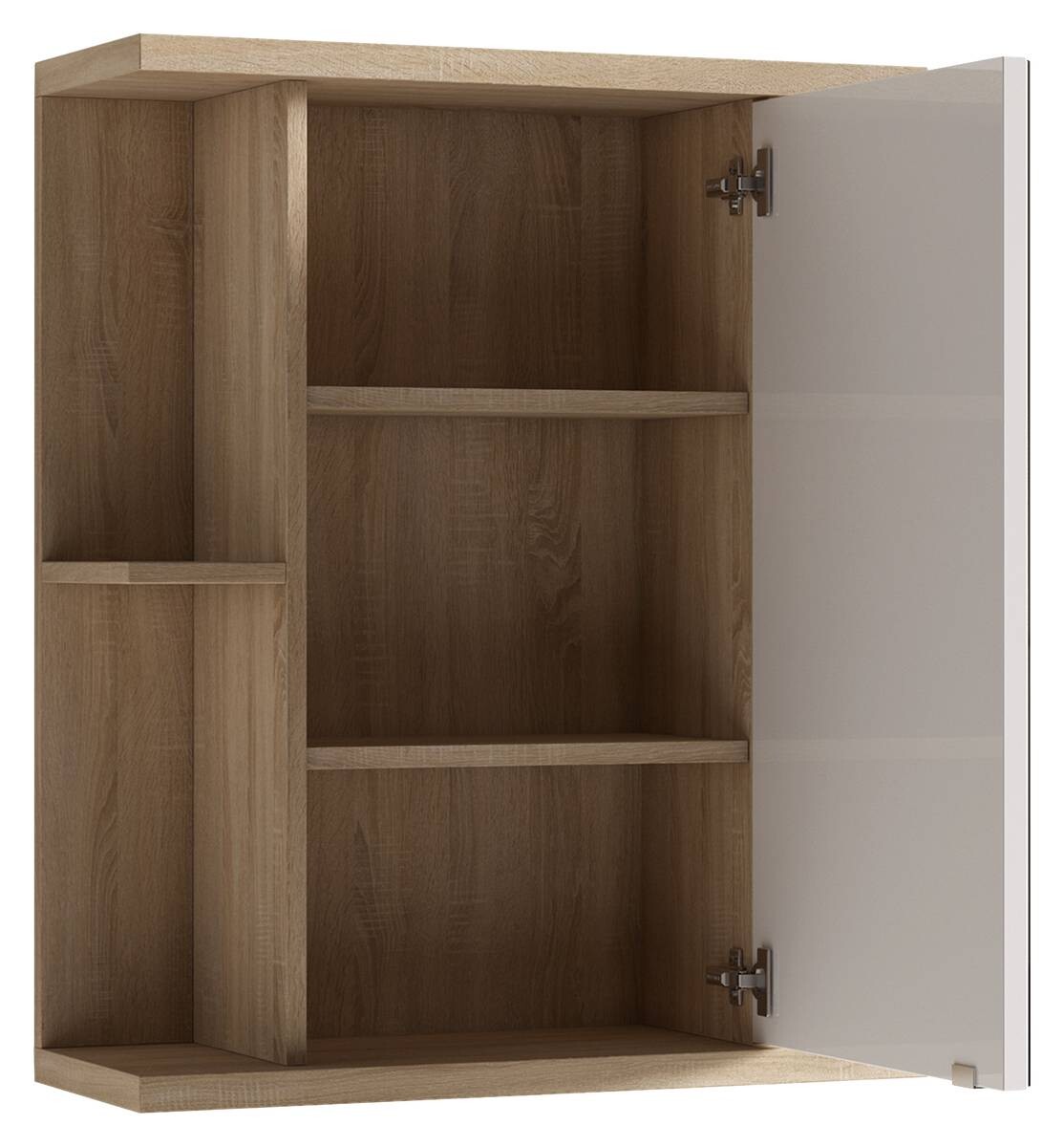 Spiegelschrank NEBRASKA Eiche Nachbildung B/H/T: ca. 60x70x25 cm