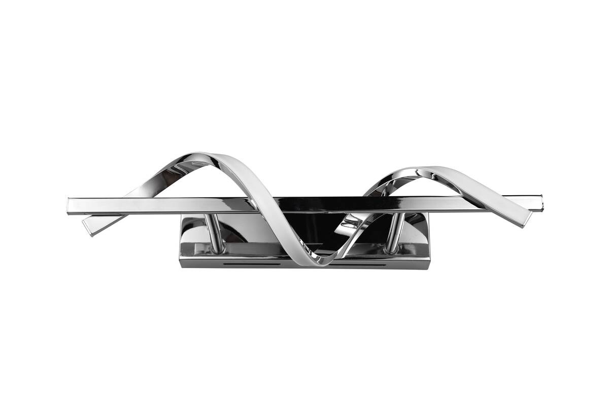 Reality LED-Wandleuchte R22201106 Isabel Chrom Metall B/H: ca. 46x12 cm 1 Brennstellen