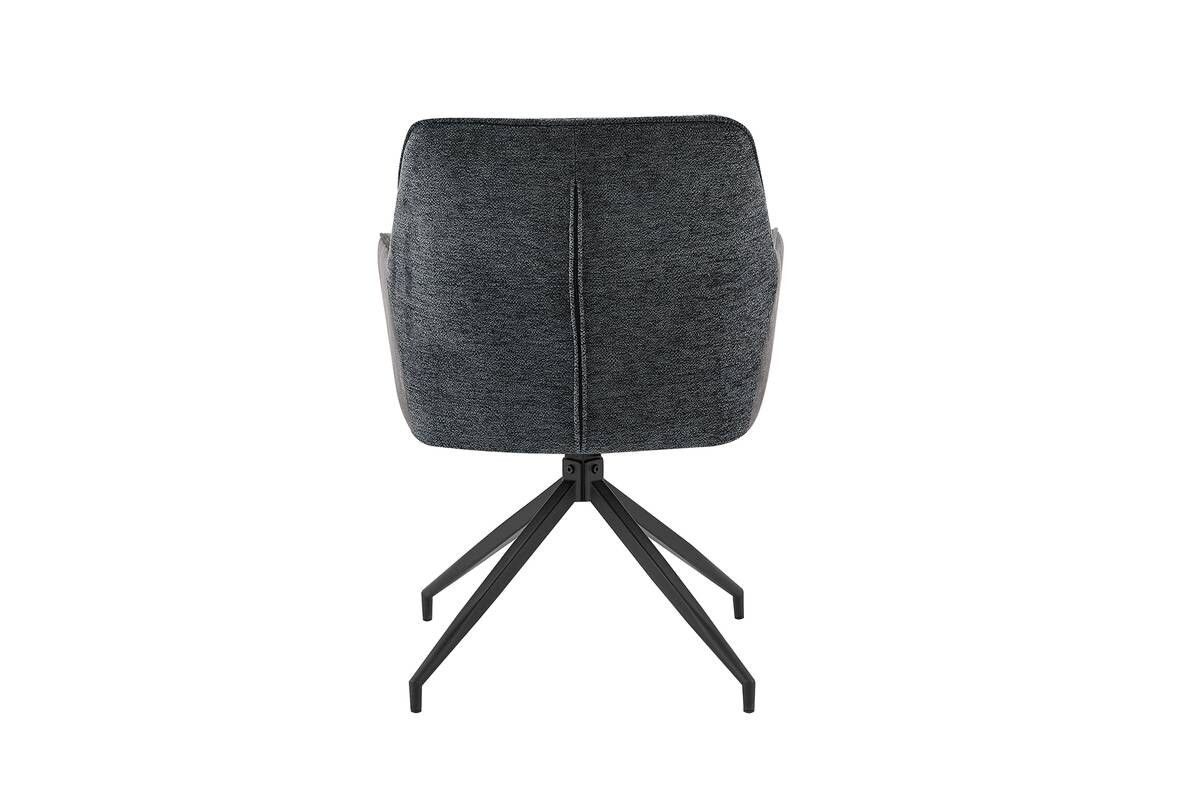 Stuhl JACKY 2er-Set anthrazit B/H/T: ca. 62x87x56 cm