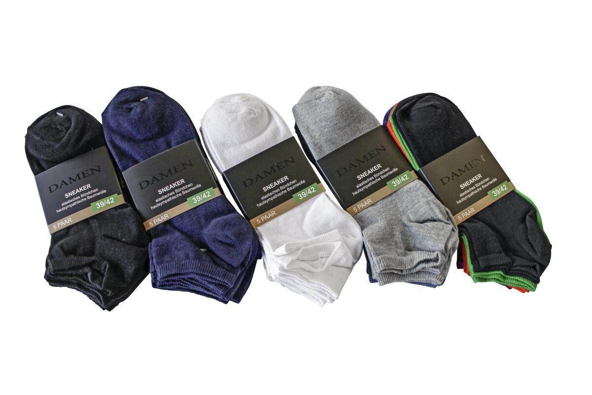 Damen-Socken sortiert 1 Packstücke Größe 39-42