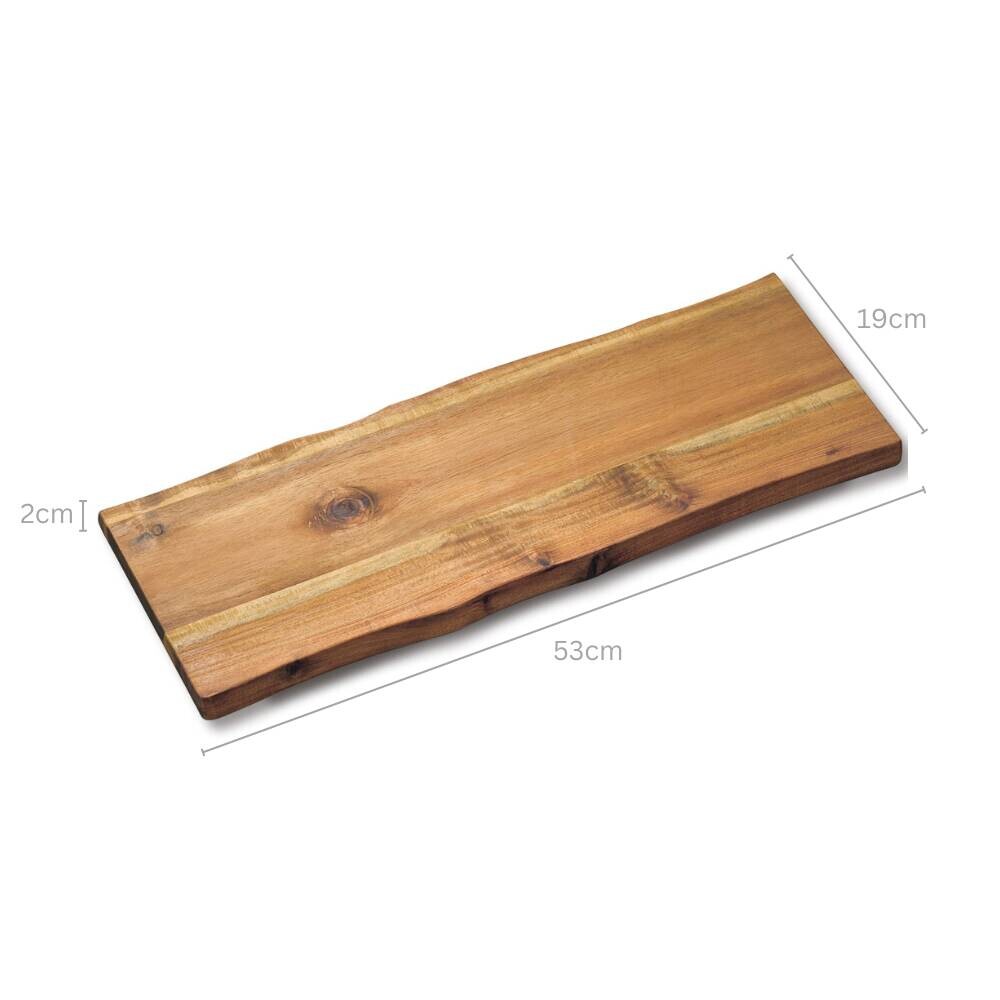 Kesper Tranchierbrett natur Akazie B/H/L: ca. 19x53x2 cm