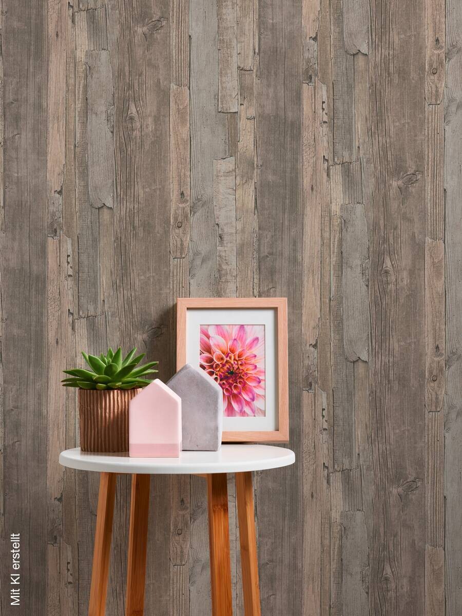 A.S.Creation Vliestapete braun beige B/H/D: ca. 53x1005x9 cm