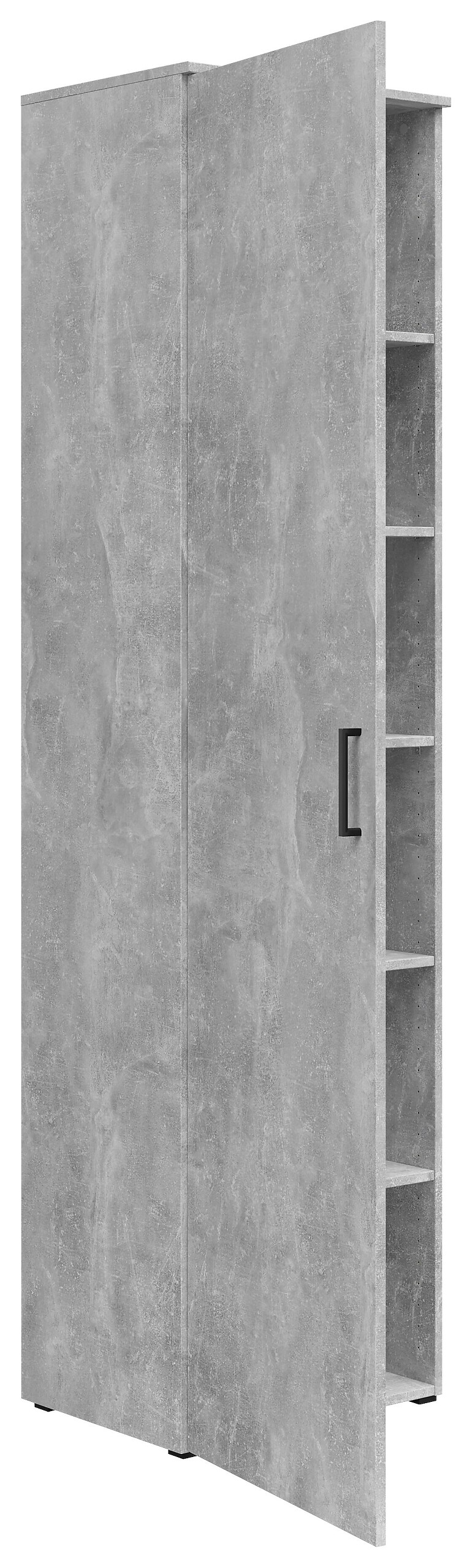 Schrank Multi-Stauraum Typ 51 Beton Optik B/H/T: ca. 50x195x40 cm