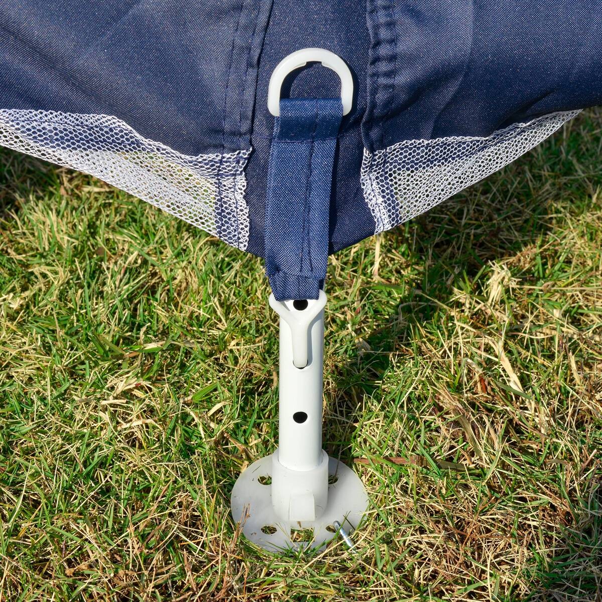 Outsunny Pavillon blau Polyester B/H/L: ca. 300x245x300 cm