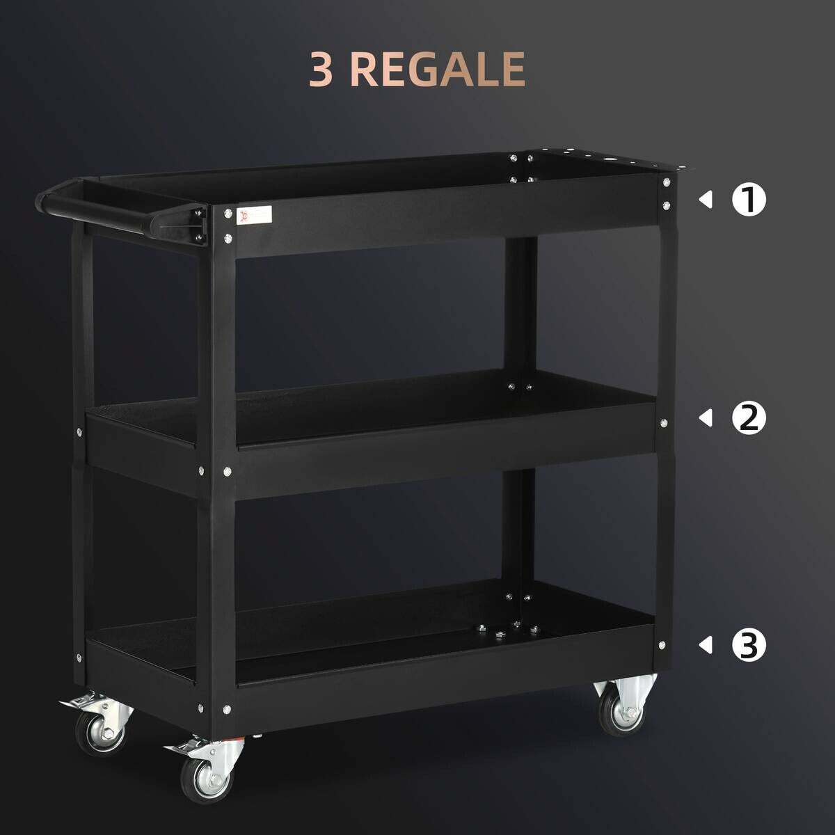 Werkstattwagen B/H/T: ca. 83x76x35,3 cm