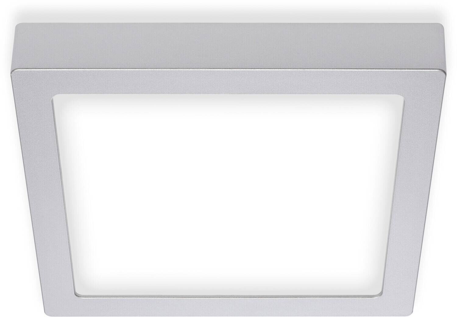 GLOBO LED-Deckenleuchte Fire Chrom Metall B/H/T: ca. 22,5x3,2x22,5 cm