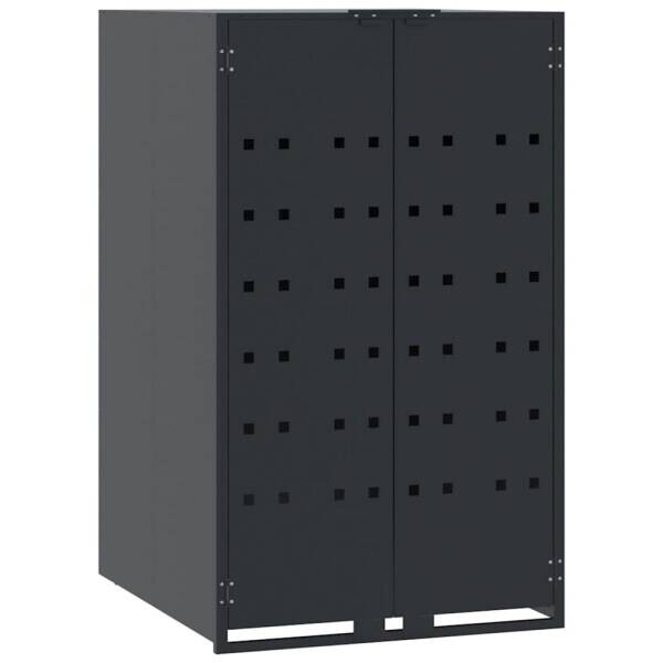 vidaXL Mülltonnenbox anthrazit B/H/T: ca. 207x117x79 cm