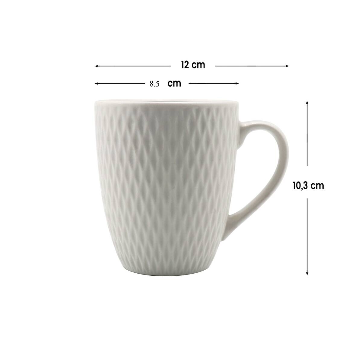 Kaffeebecher weiß Porzellan