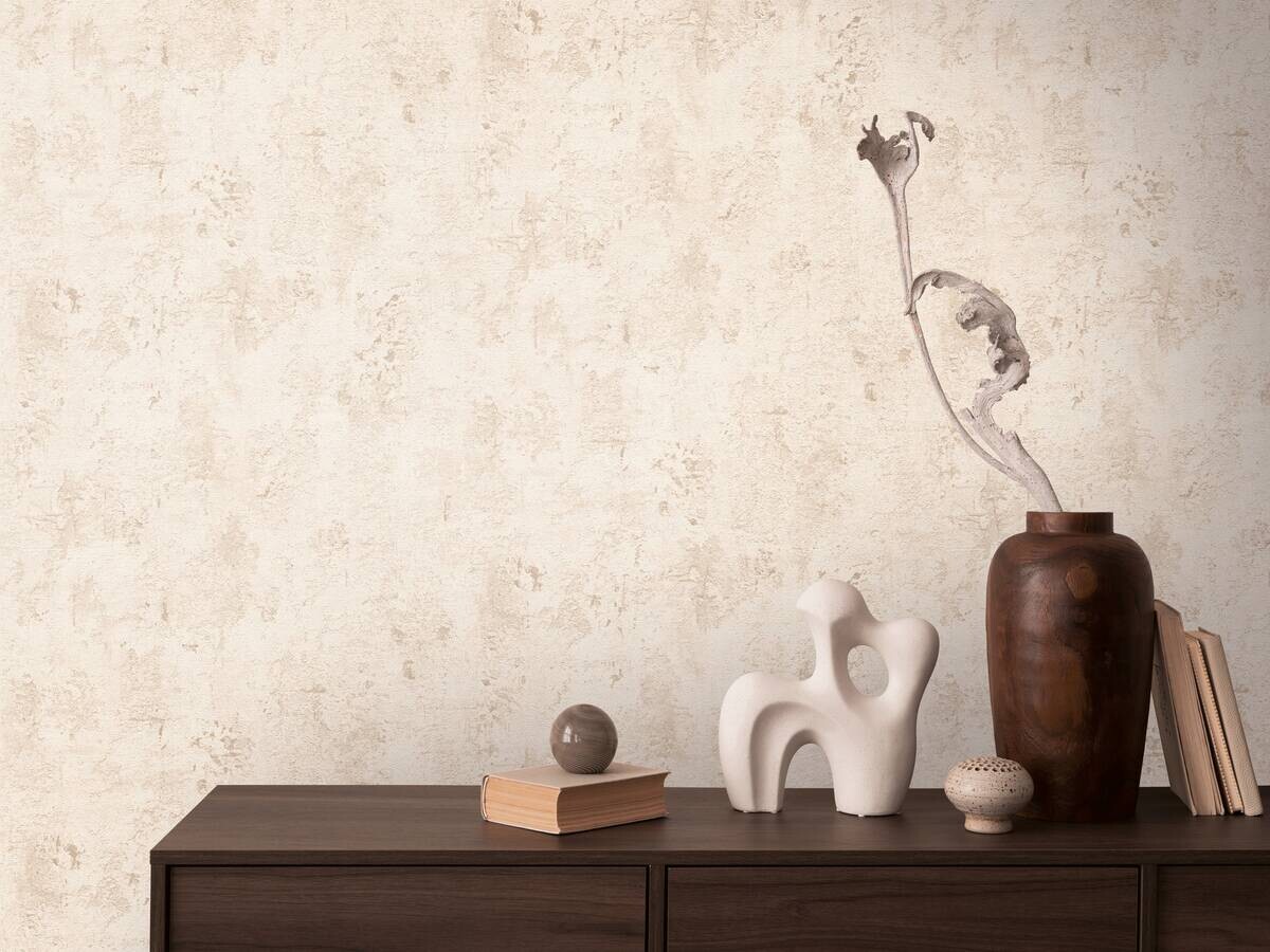 A.S.Creation Vliestapete braun beige creme B/H/D: ca. 53x1005x8,3 cm