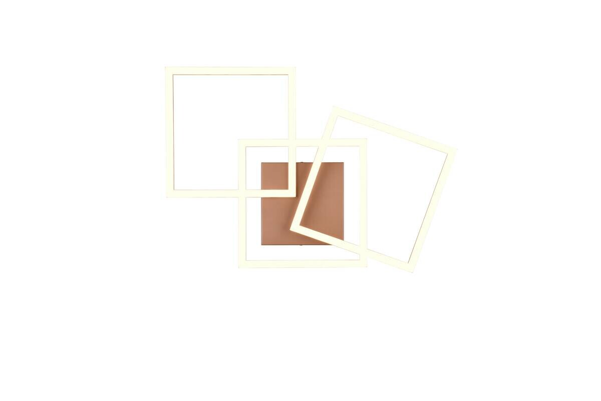 Reality LED-Deckenleuchte Trail Metall B/H/T: ca. 53x53x7 cm