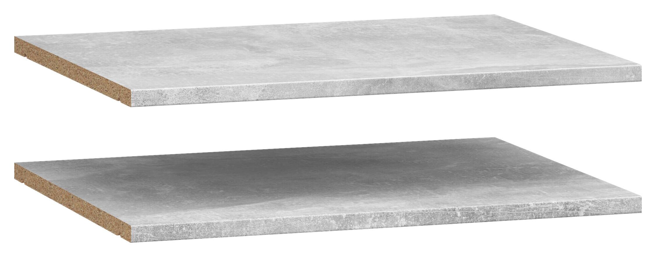 Einlegeböden-Set Multi-Stauraum Typ 58 Beton Optik B/H/T: ca. 47x1,5x36 cm