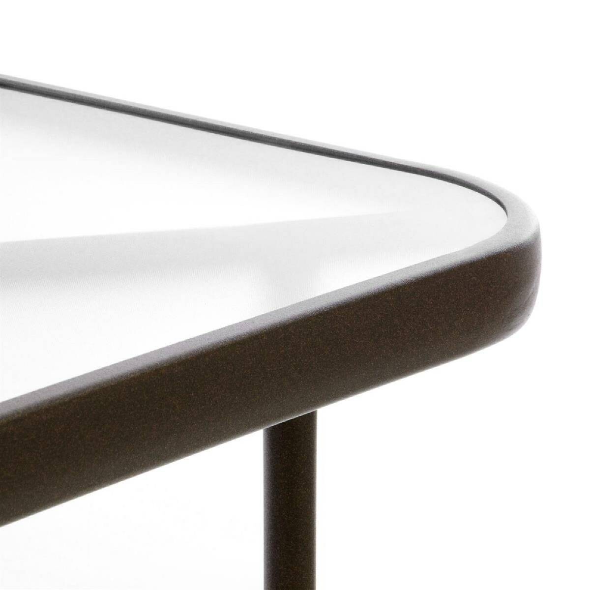 VCM Gartensitzgruppe braun Polyrattan B/H: ca. 53x73 cm