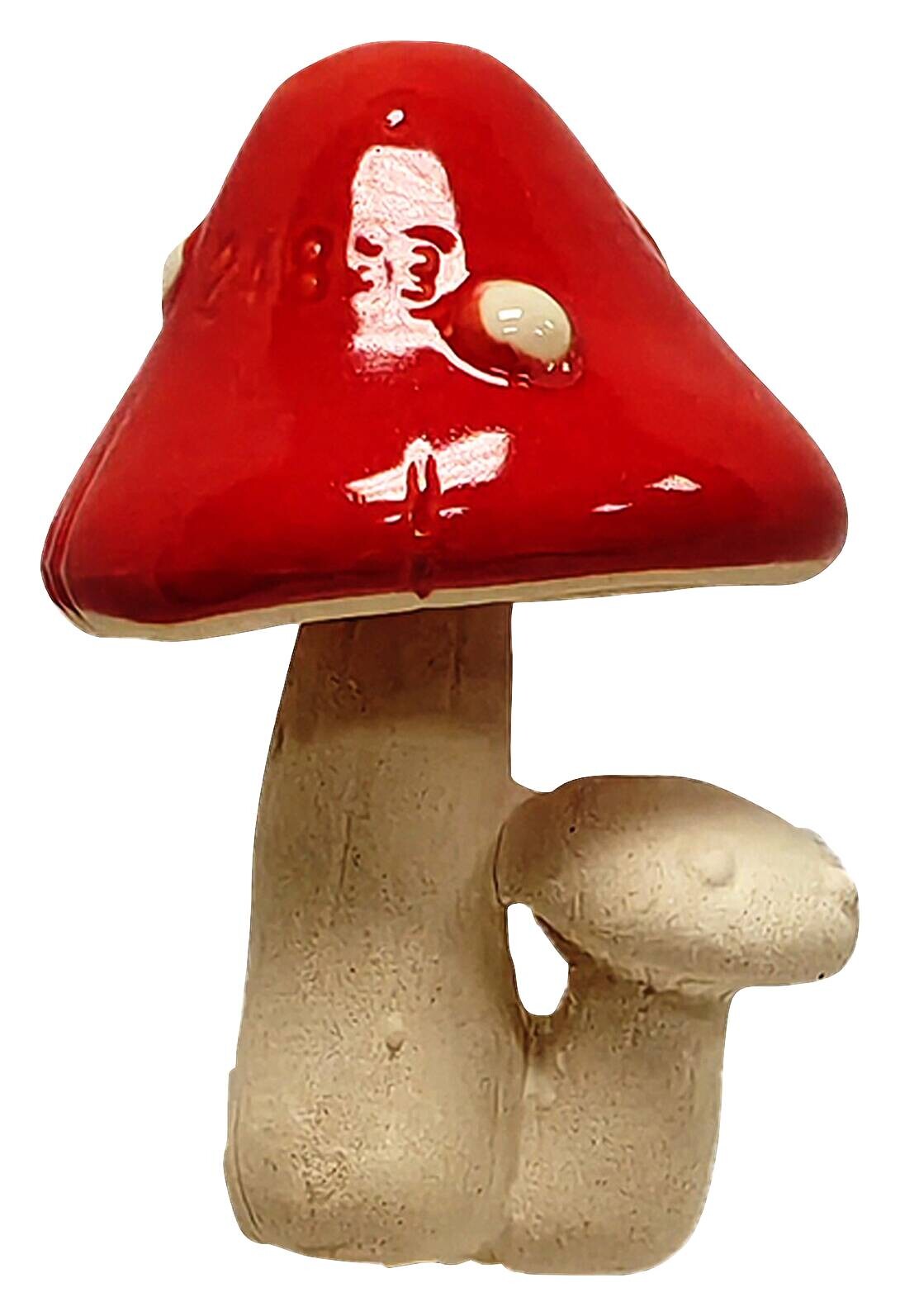 Dekorationsartikel weiß Porzellan B/H/L: ca. 6x7x6 cm