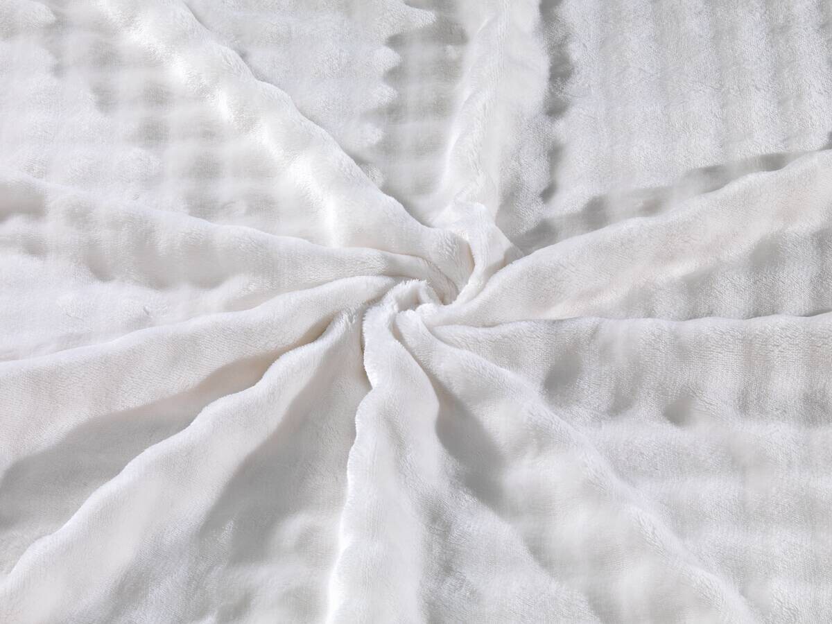 Microfaser Bettwäsche Flanell natur Polyester B/L: ca. 135x200 cm