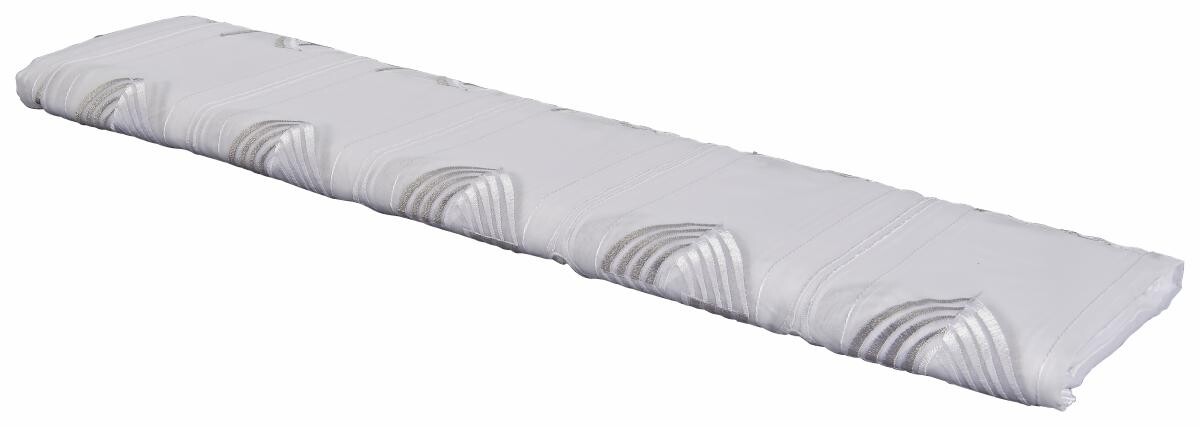 Clipstore-Meterware Olga grau 100% Polyester H: ca. 140 cm