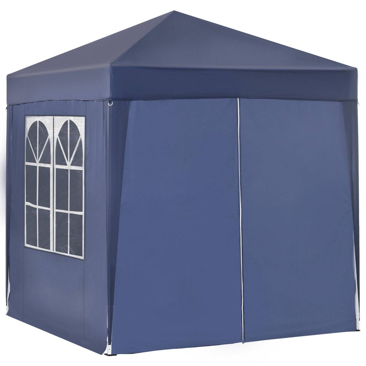 Outsunny Faltpavillon blau Stoff B/H/L: ca. 200x240x200 cm
