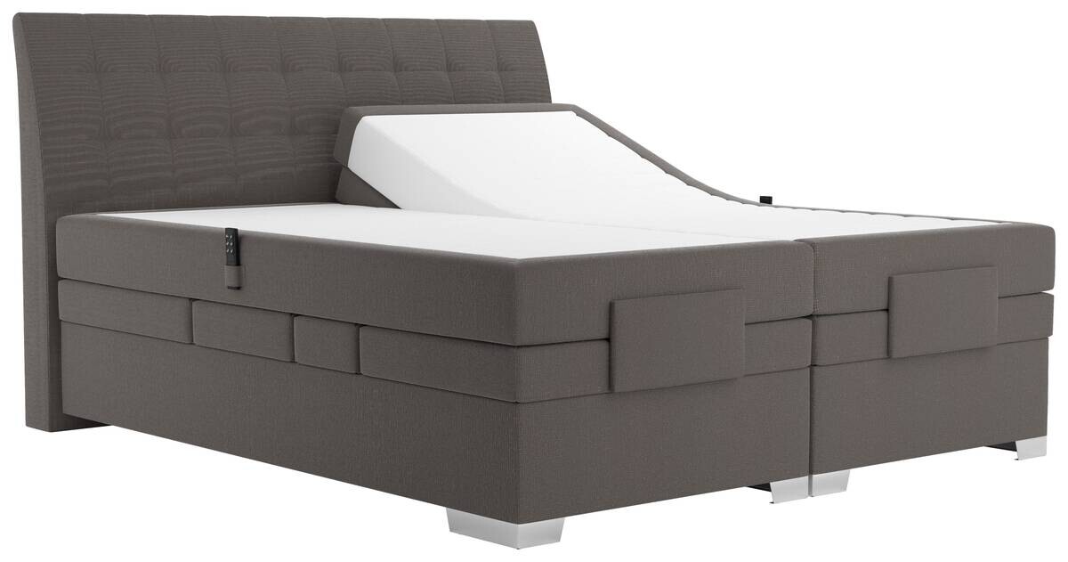 Boxspringbett Astrid braun Liegefläche B/L: ca. 180x200 cm