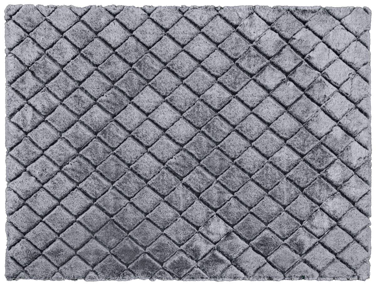 Teppich Vichy grau B/L: ca. 160x230 cm