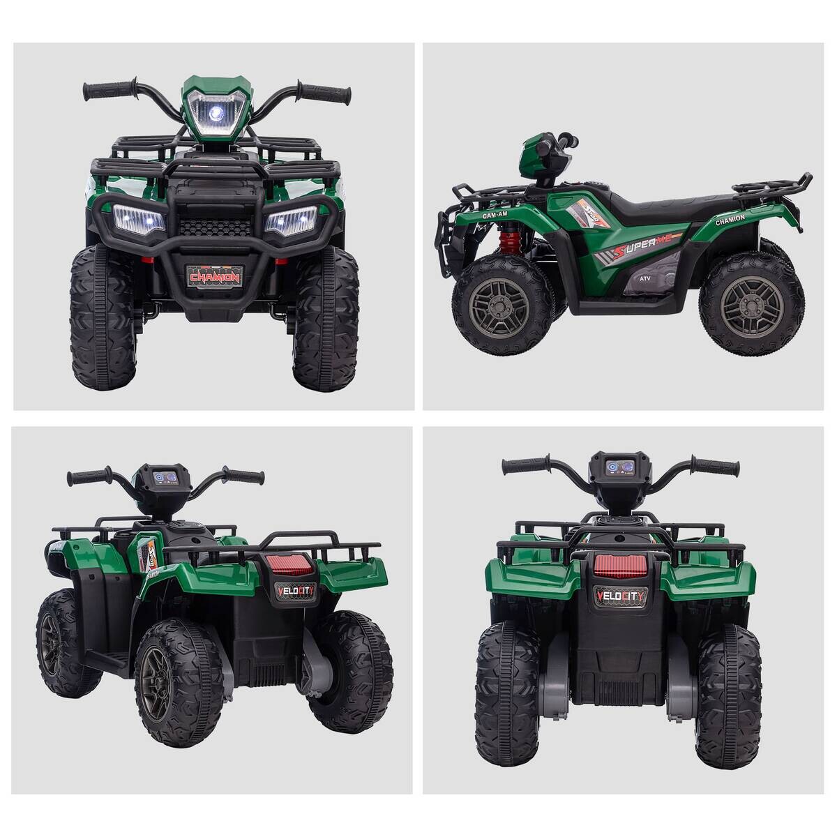 HOMCOM Kinderauto schwarz B/H/L: ca. 45x88x50 cm