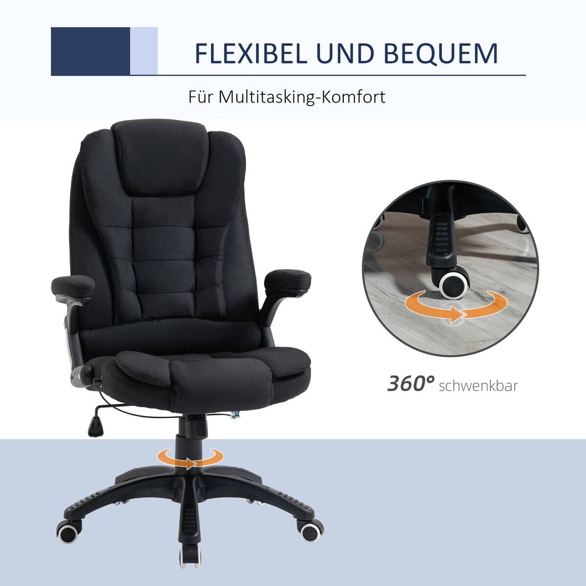 Drehstuhl 921-416BK schwarz