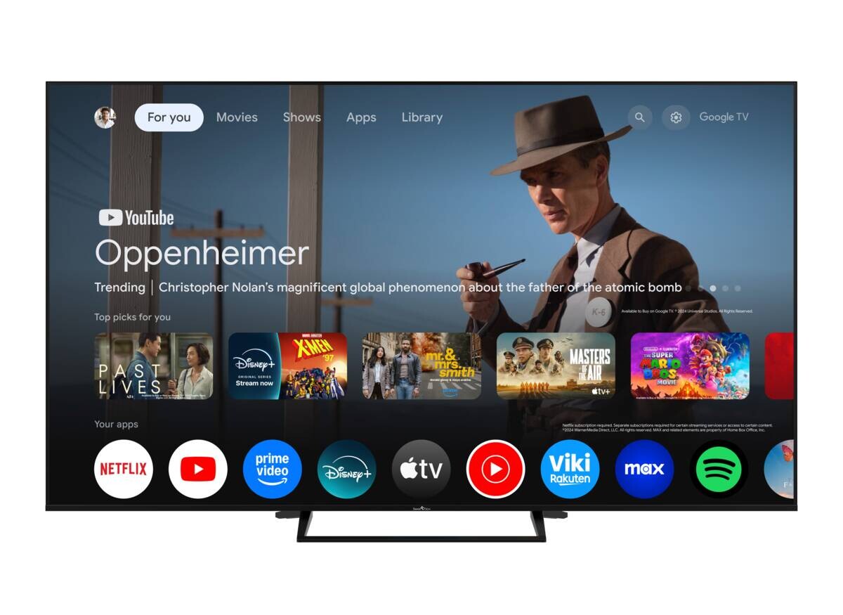 Smart-Tech QLED-Fernseher 50QG06K B/H: ca. 111x69 cm