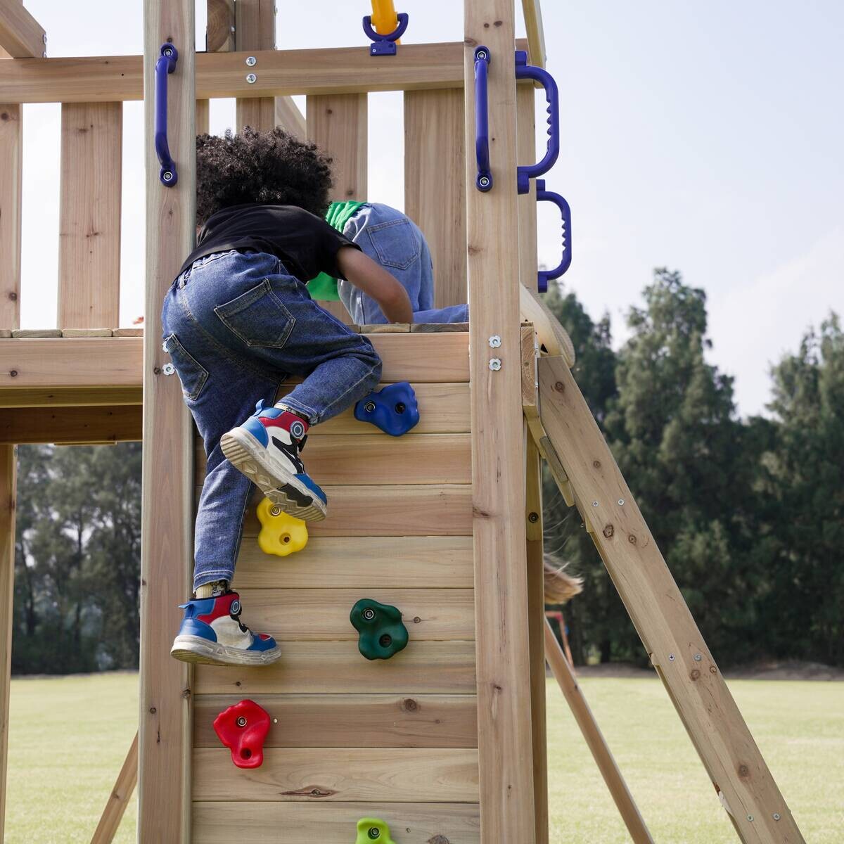AXI Spielturm Moos braun B/H/L: ca. 342x267x375 cm